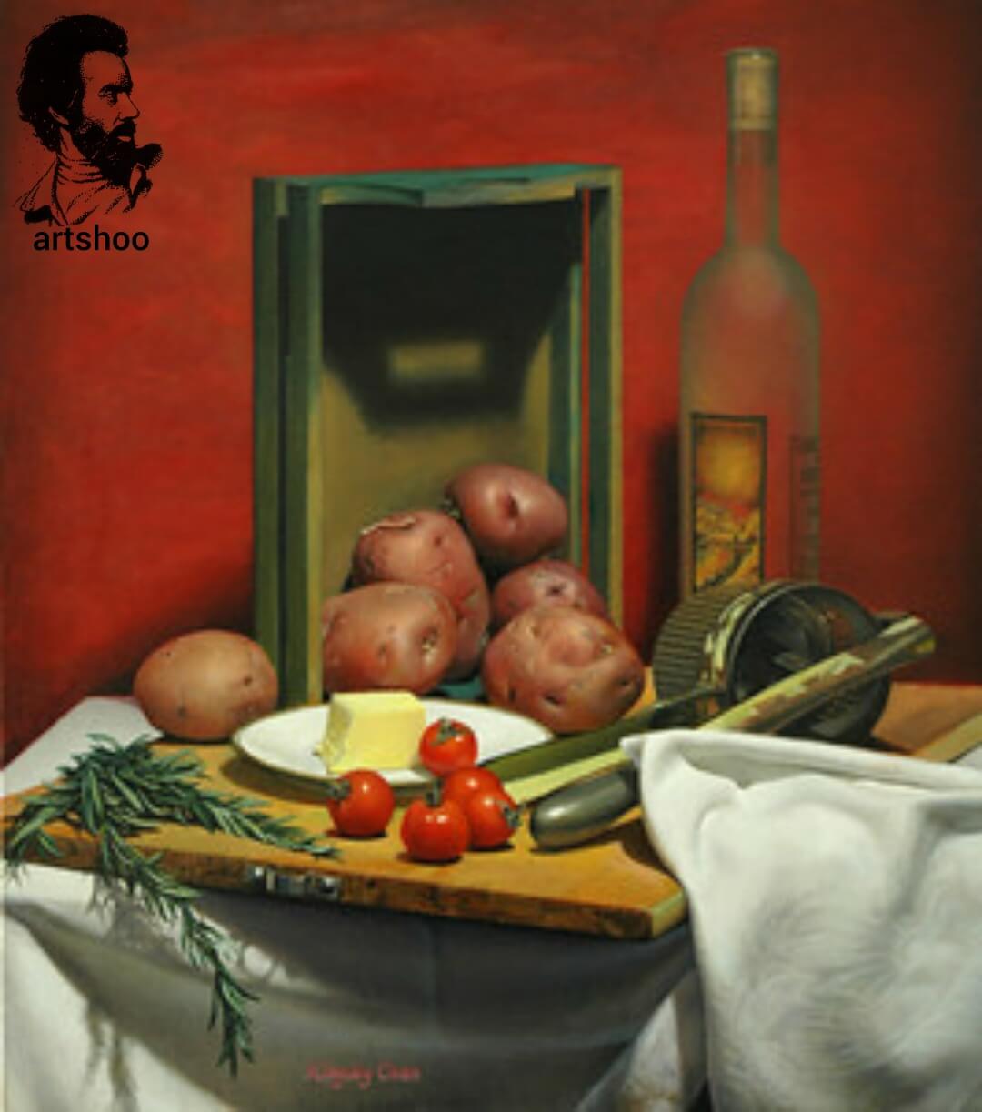 آموزش نقاشی رنگ روغن